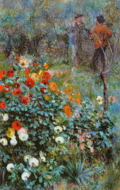 Garden on Rue Cortot by Pierre Auguste Renoir